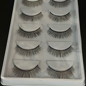 5 pairs of False Eyelashes 3D Hand-made, Extension Eyelashes Beauty Tool